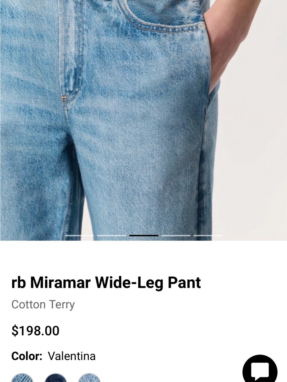 rb Miramar Wide-Leg Pant
Cotton Terry - Valentina